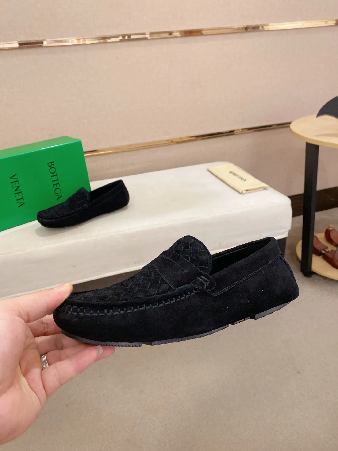 Men's shoes 💰 400💰 (Niu Li + Niu Pad) [BV] latest hot style‼ ️Casual men's shoes, uppers imported deer pattern first-layer cowhide ➕Full imported cowhide lining✔️Exquisite workmanship, excellent foot feel, special rubber soles✔️, cool and fashionable, the latest fashion, fashionable outsole, hurry up. Code number: 38-44 (can be customized to 37.45, non-refundable)